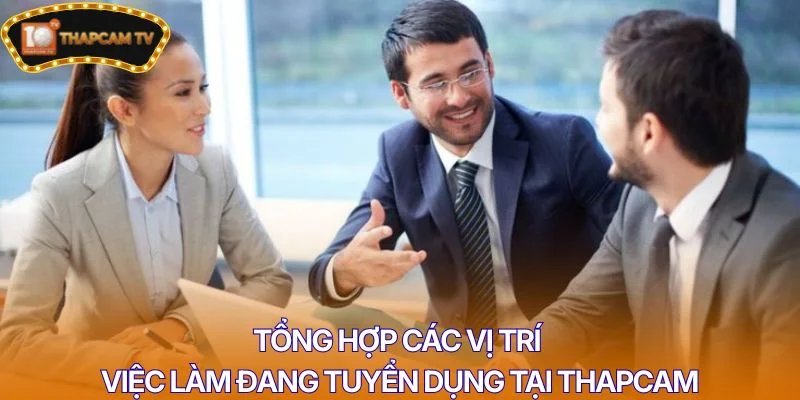 Tổng hợp các vị trí việc làm đang tuyển dụng tại Thapcam